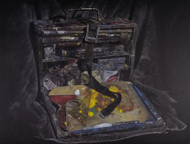 Case History — 22" x 27" · coloured pencil (& touches of gouache)
