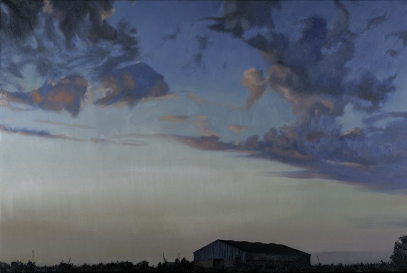 Cloud Factory — 20" x 30" · oil
