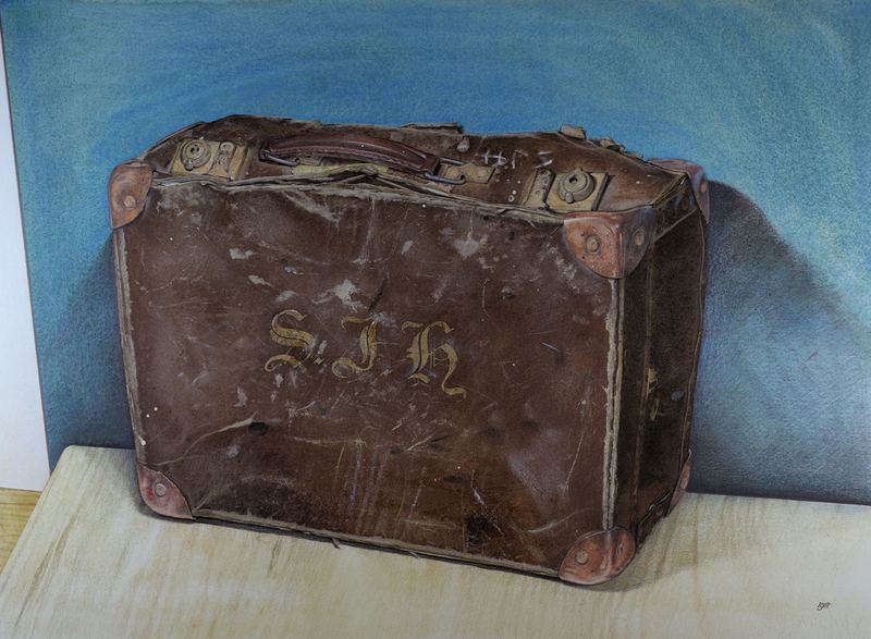 Cursum Perficio — 22" x 30" · mixed media