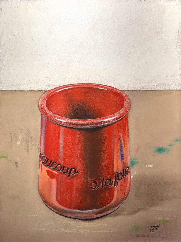 Et nulle autre — 16" x 12" · pastel & charcoal