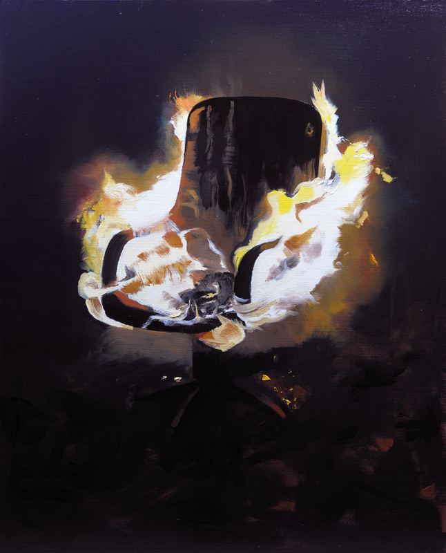 Executive Decision — 20" x 16" · oil