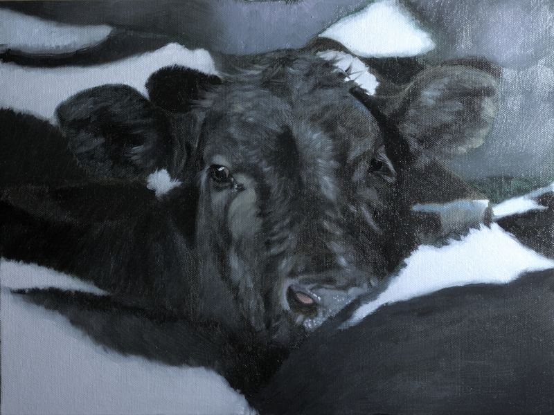 Maybelline — 12" x 16" · oil