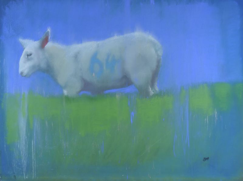 Not Her Real Name — 19" x 25" · pastel
