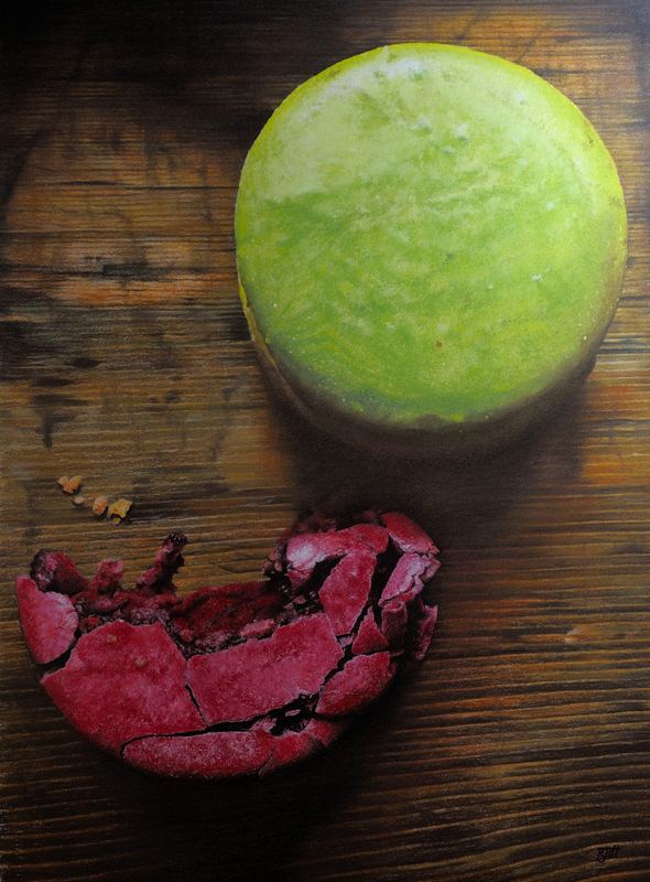 Once Bitten — pastels & drawings